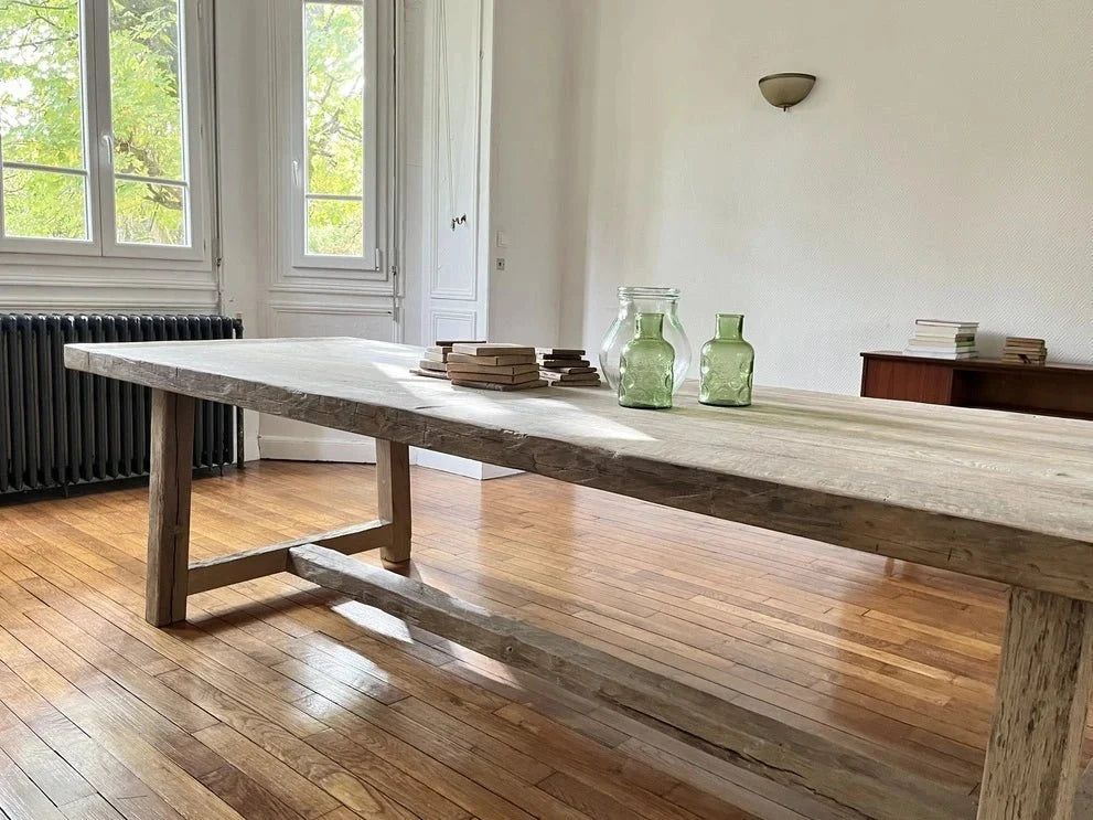 Table de ferme Founder – Chêne Massif Ancien
