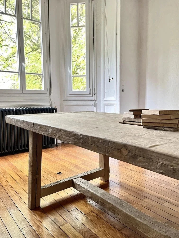 Table de ferme Founder – Chêne Massif Ancien