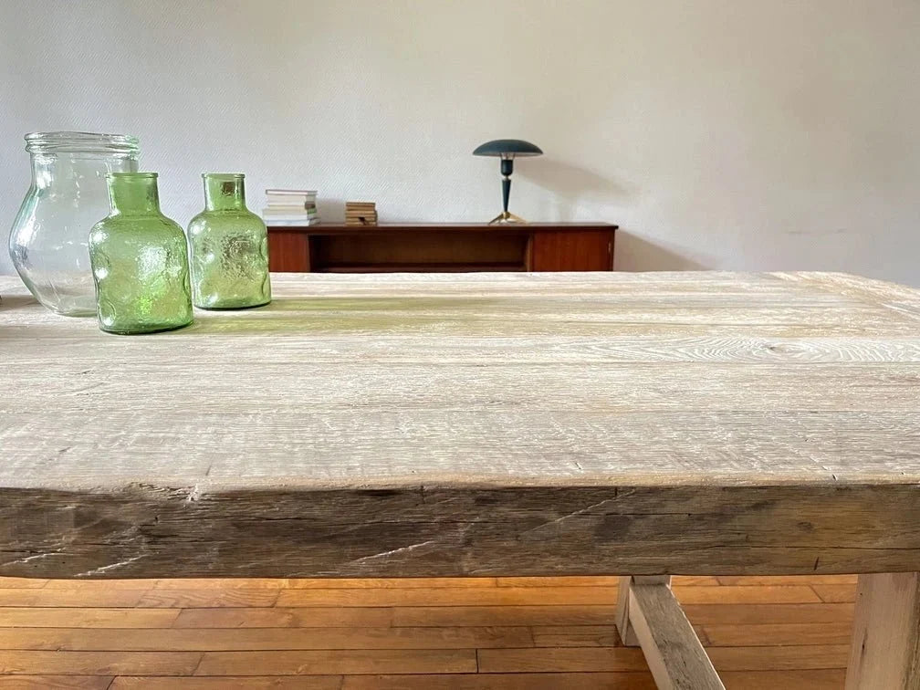 Table de ferme Founder – Chêne Massif Ancien