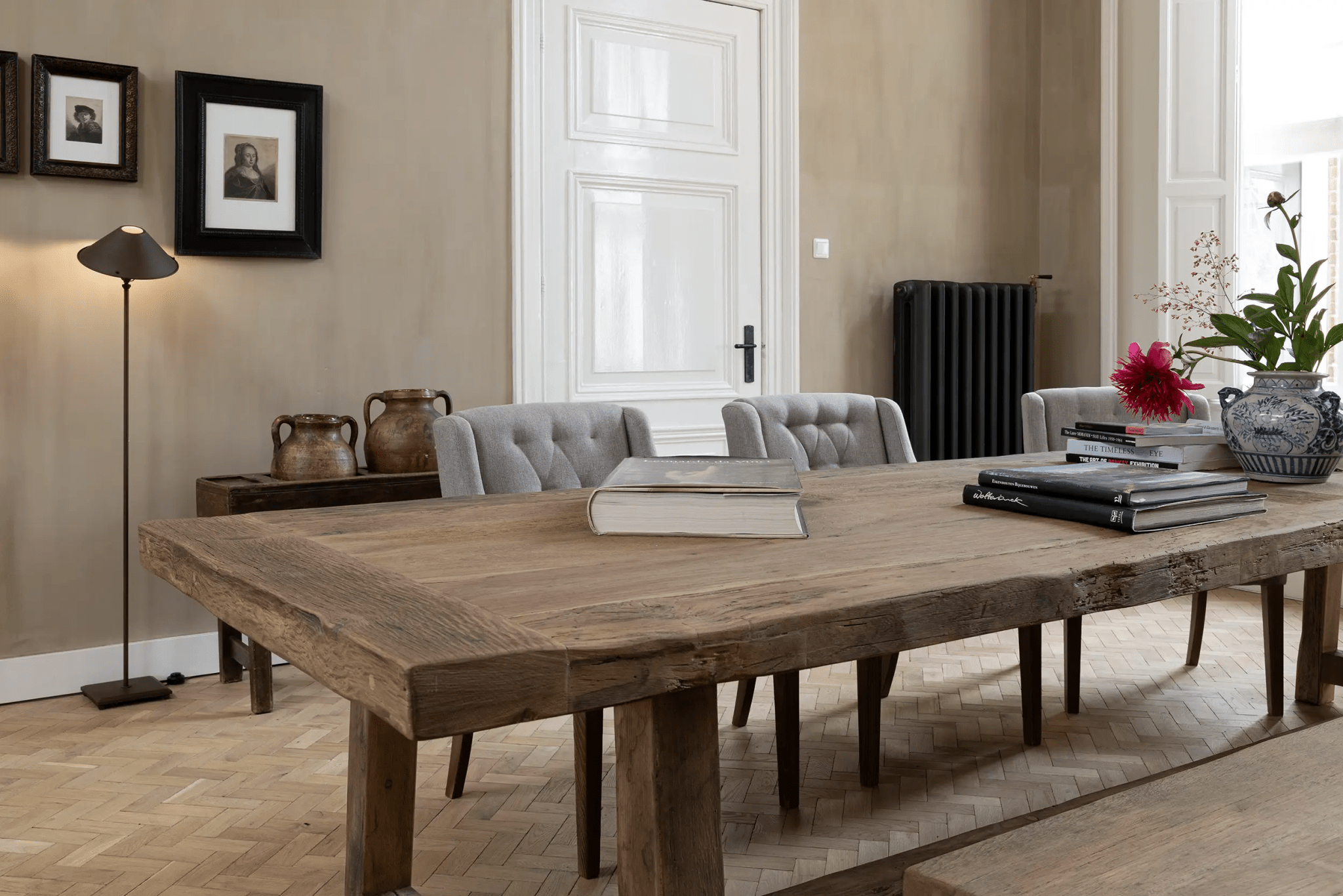 Table de ferme Founder – Chêne Massif Ancien
