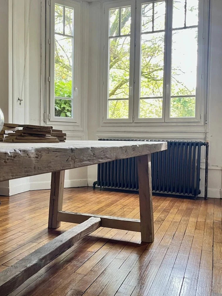 Table de ferme Founder – Chêne Massif Ancien