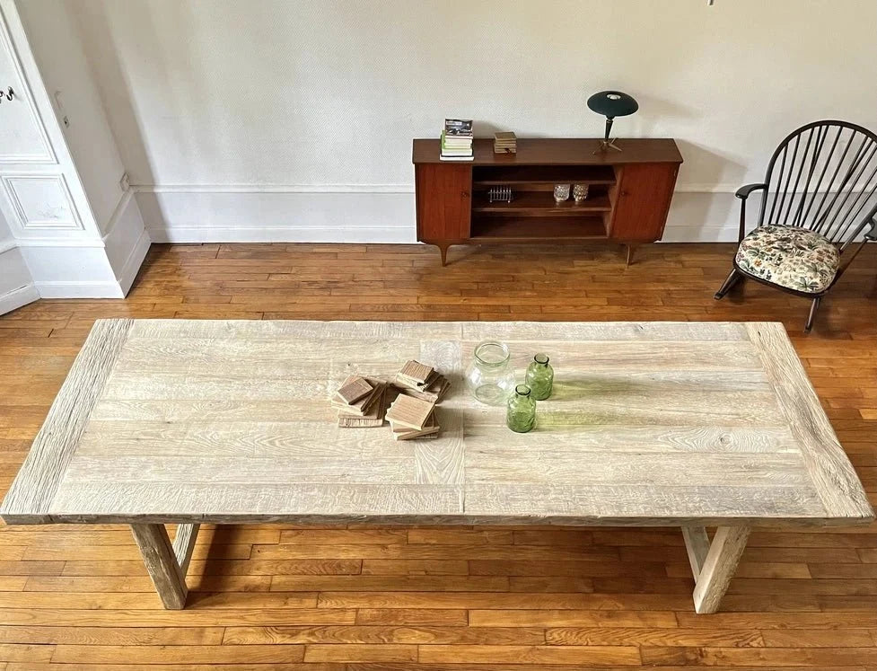 Table de ferme Founder – Chêne Massif Ancien